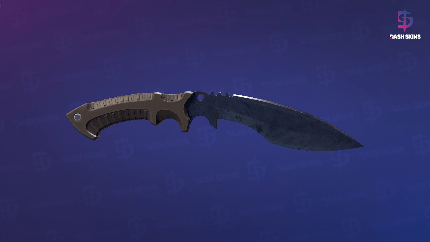 ★ Kukri Knife | Blue Steel (Minimal Wear) Screenshot Playside