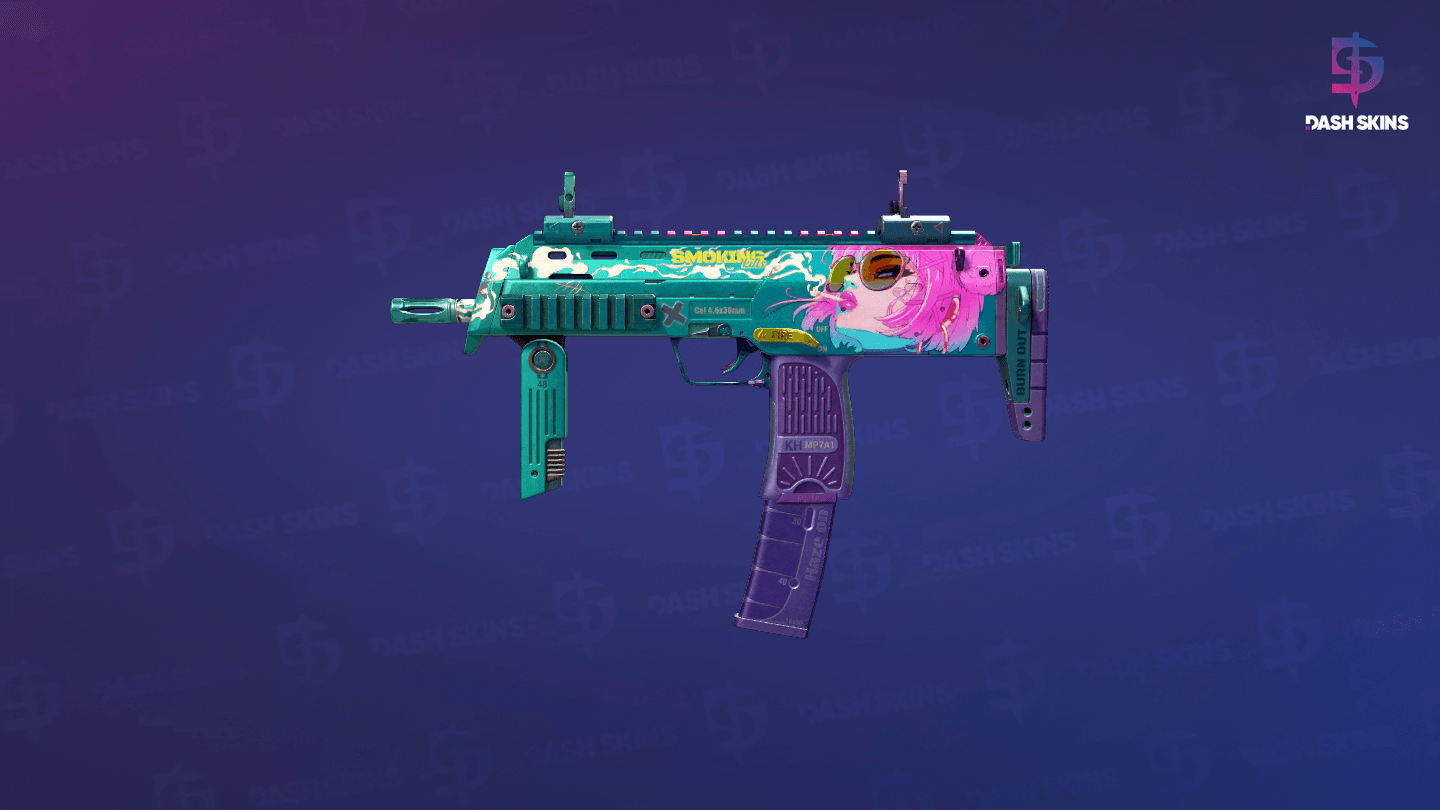 MP7 | Smoking Kills (Field-Tested) Screenshot Playside