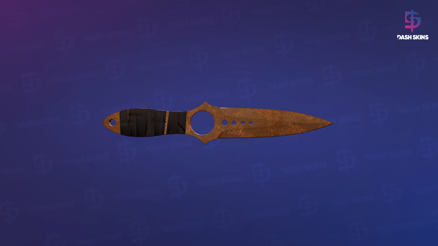 ★ Skeleton Knife | Rust Coat (Battle-Scarred) Screenshot Playside