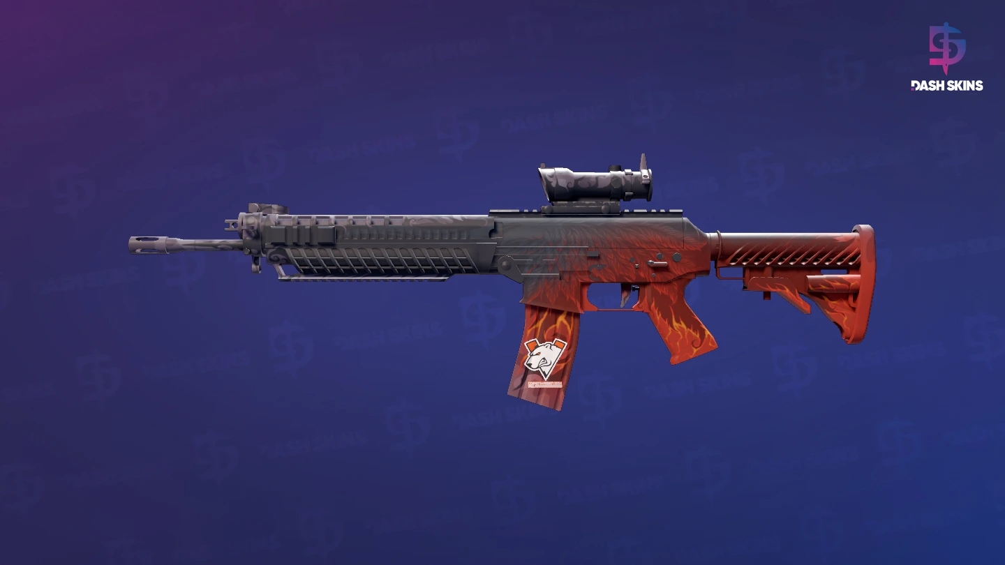 SG 553 | Darkwing (Minimal Wear) Screenshot Playside