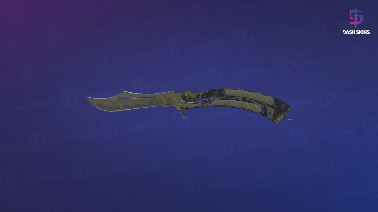 ★ Butterfly Knife | Safari Mesh (Battle-Scarred) Screenshot Playside