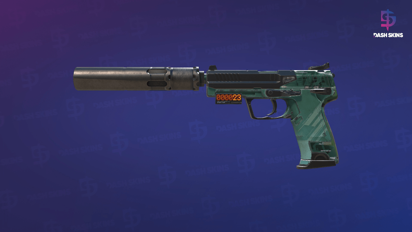 StatTrak™ USP-S | PC-GRN (Battle-Scarred) Screenshot Playside