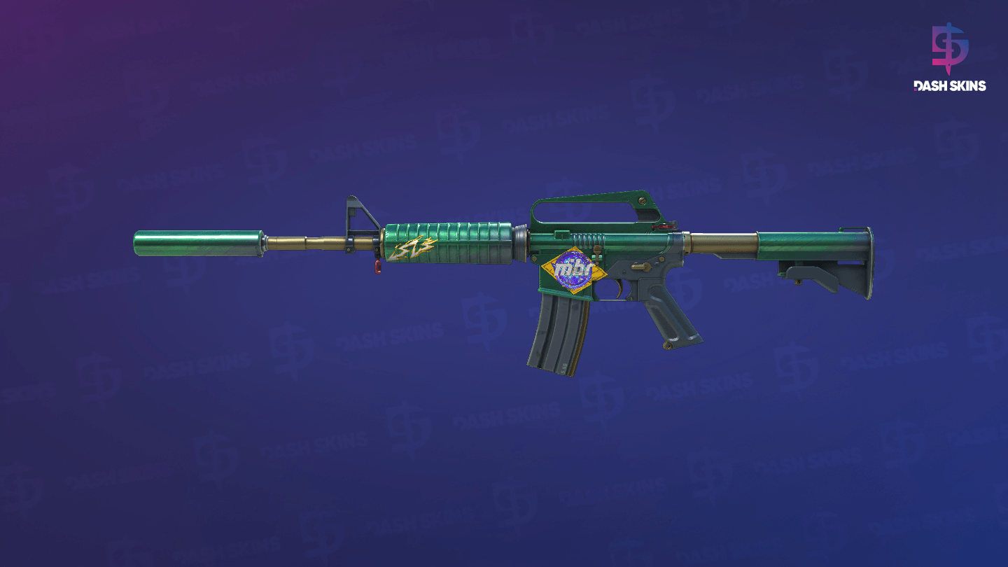 M4A1-S | Electrum (Minimal Wear) Screenshot Playside