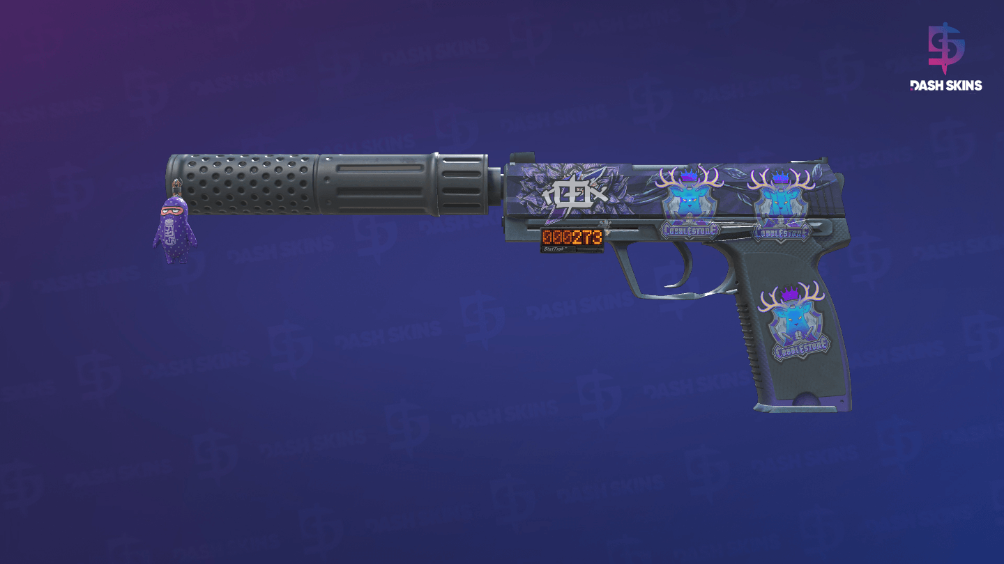 StatTrak™ USP-S | Black Lotus (Minimal Wear) Screenshot Playside
