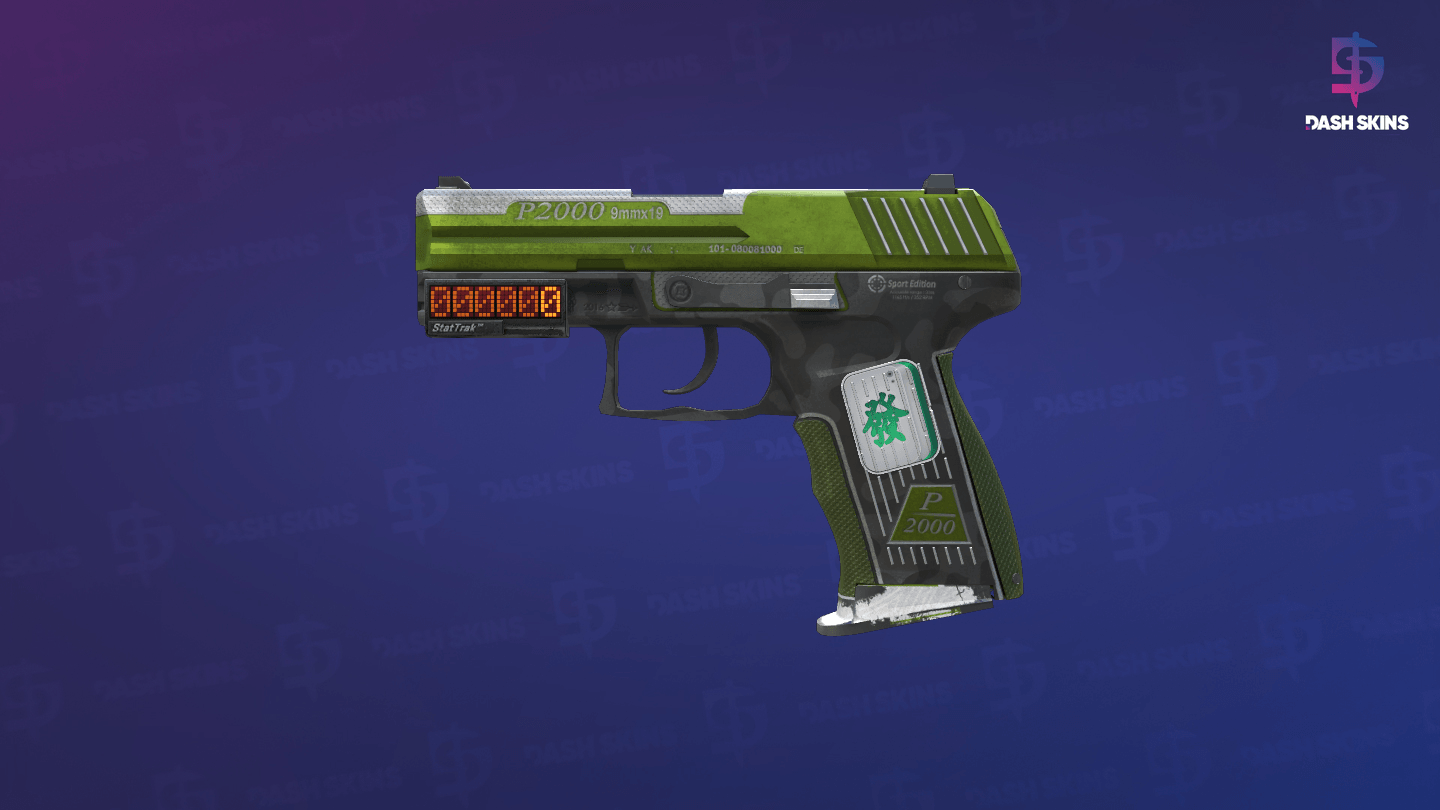 StatTrak™ P2000 | Turf (Well-Worn) Screenshot Playside