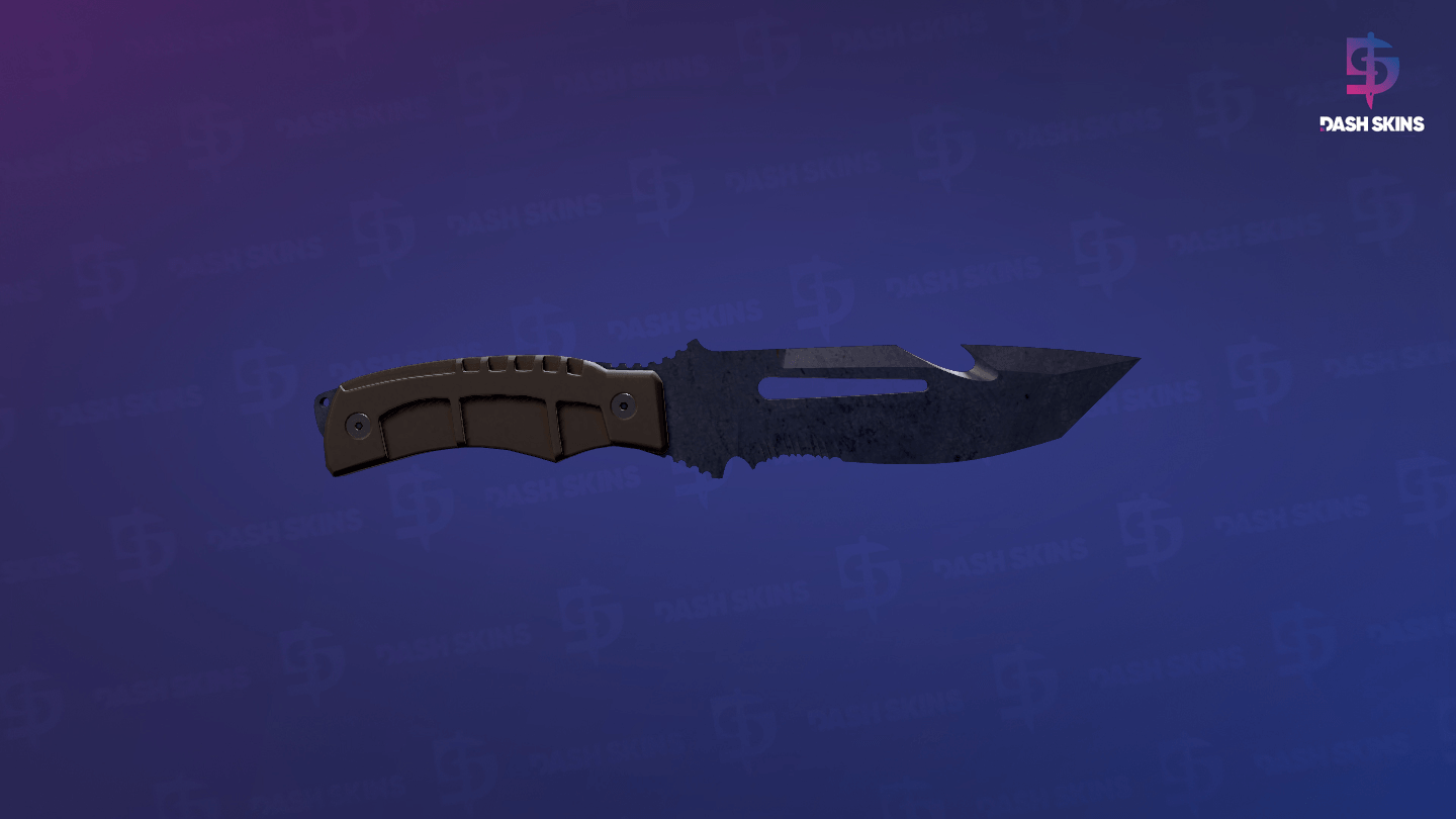 ★ Survival Knife | Blue Steel (Well-Worn) Screenshot Playside