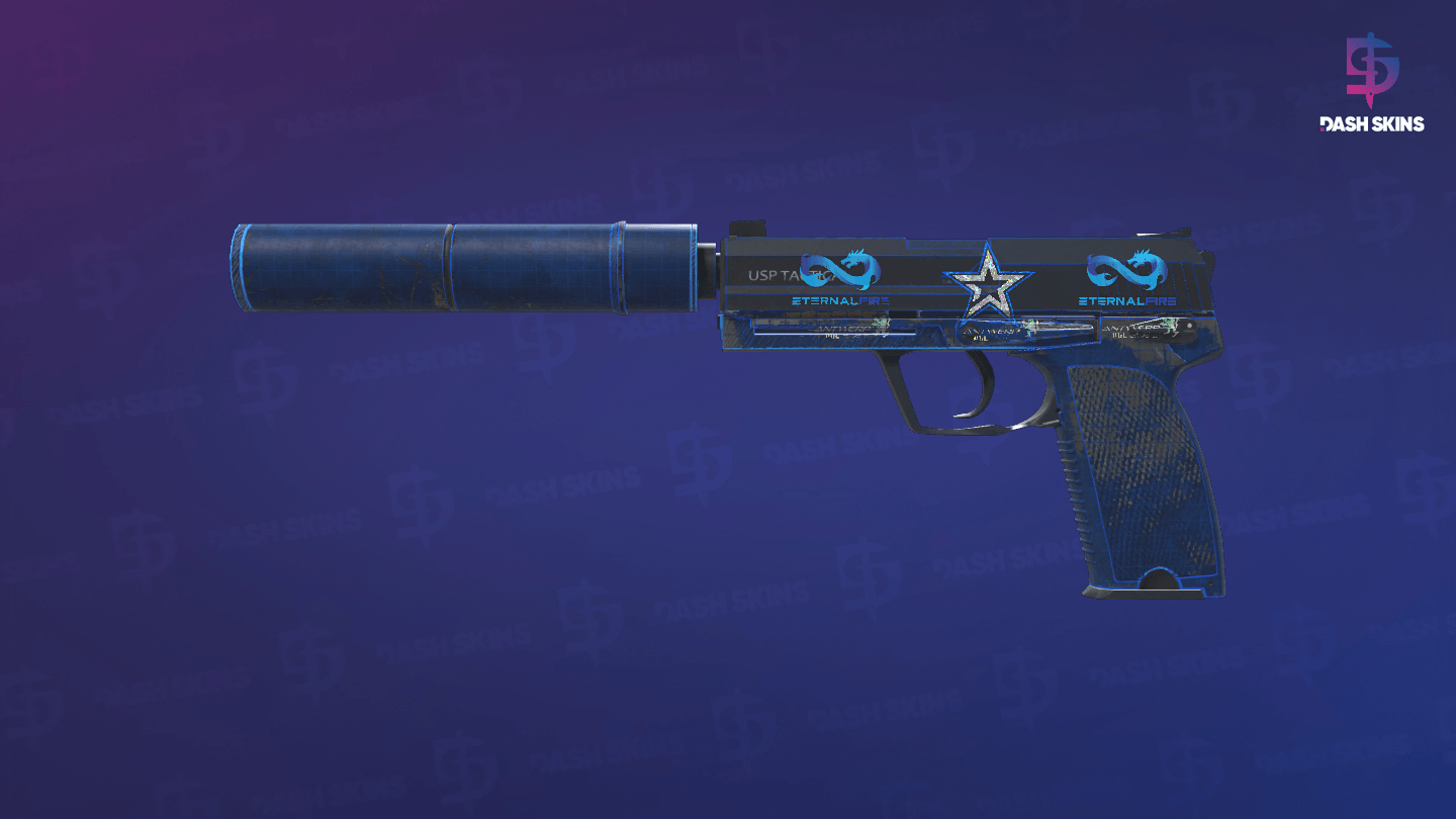 USP-S | Blueprint (Battle-Scarred) Screenshot Playside