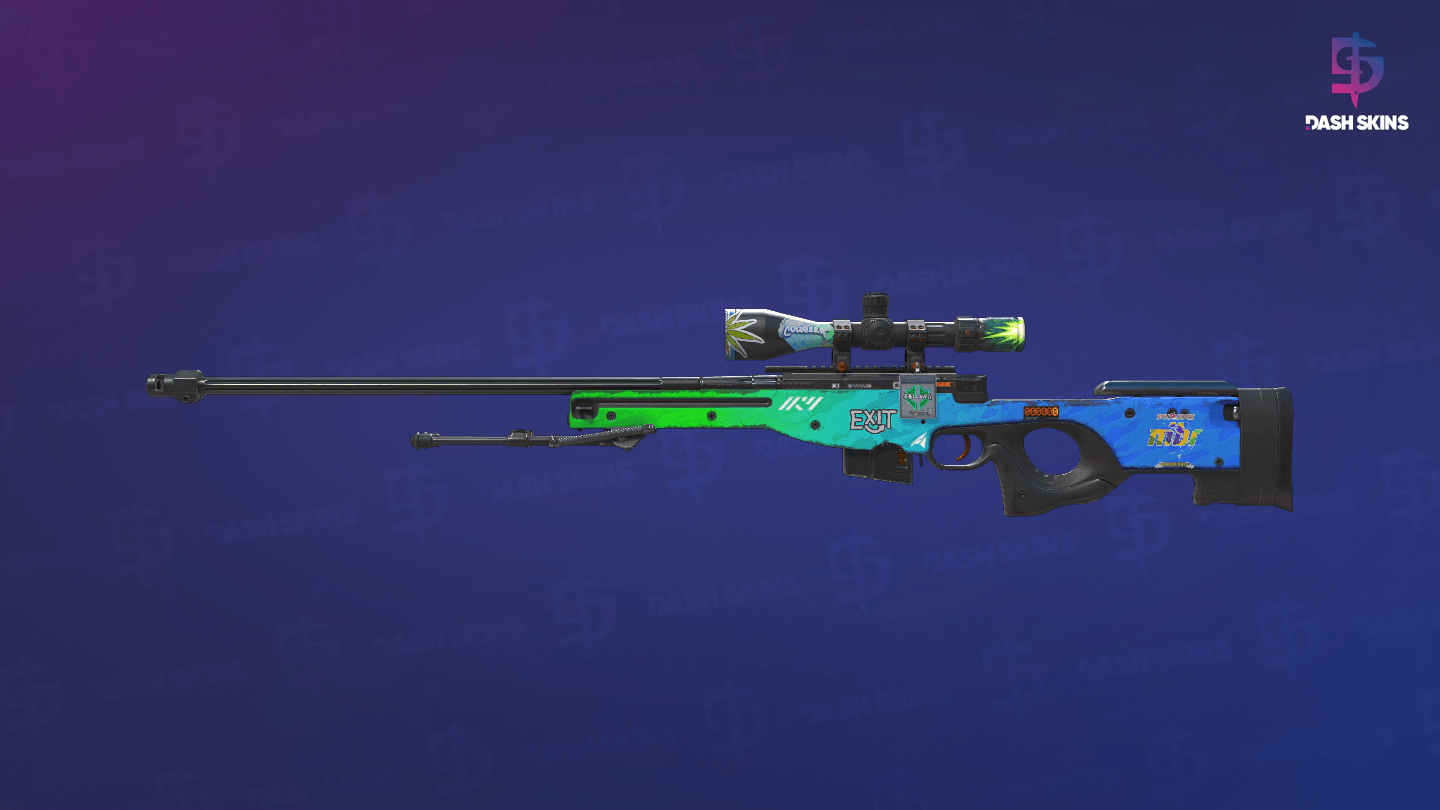 StatTrak™ AWP | Ice Coaled (Field-Tested) Screenshot Playside