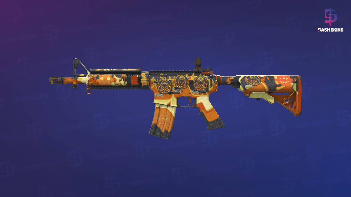 M4A4 | Hellish (Well-Worn) Screenshot Playside