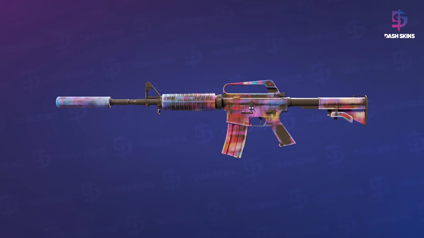 M4A1-S | Glitched Paint (Minimal Wear) Screenshot Playside