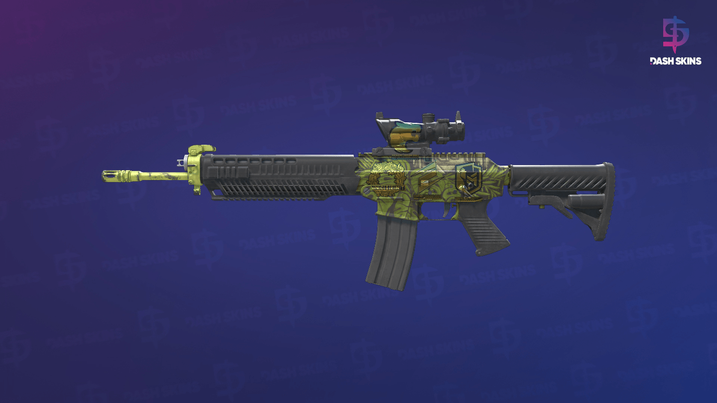Souvenir SG 553 | Lush Ruins (Field-Tested) Screenshot Playside