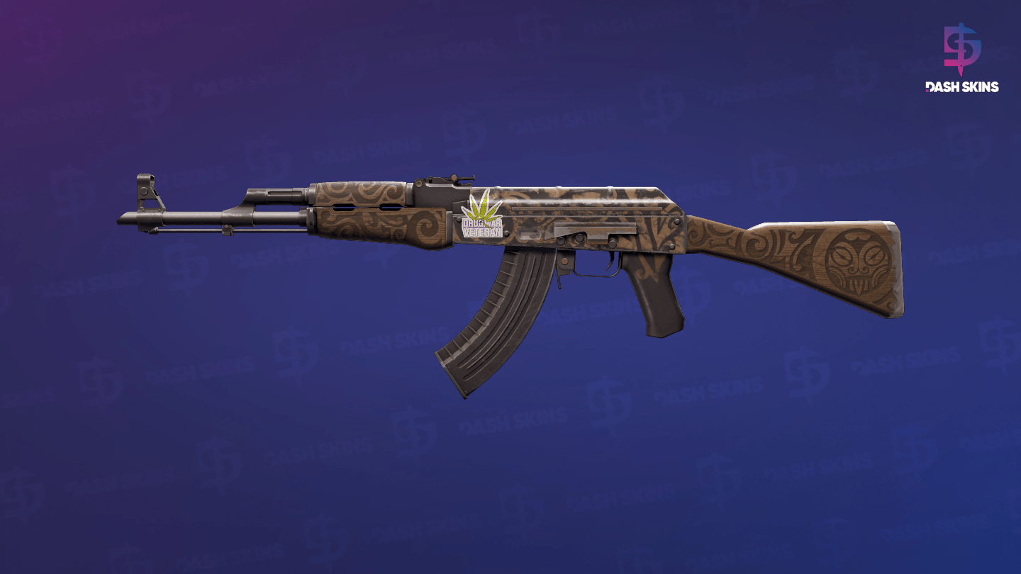 AK-47 | Uncharted (Battle-Scarred) Screenshot Playside