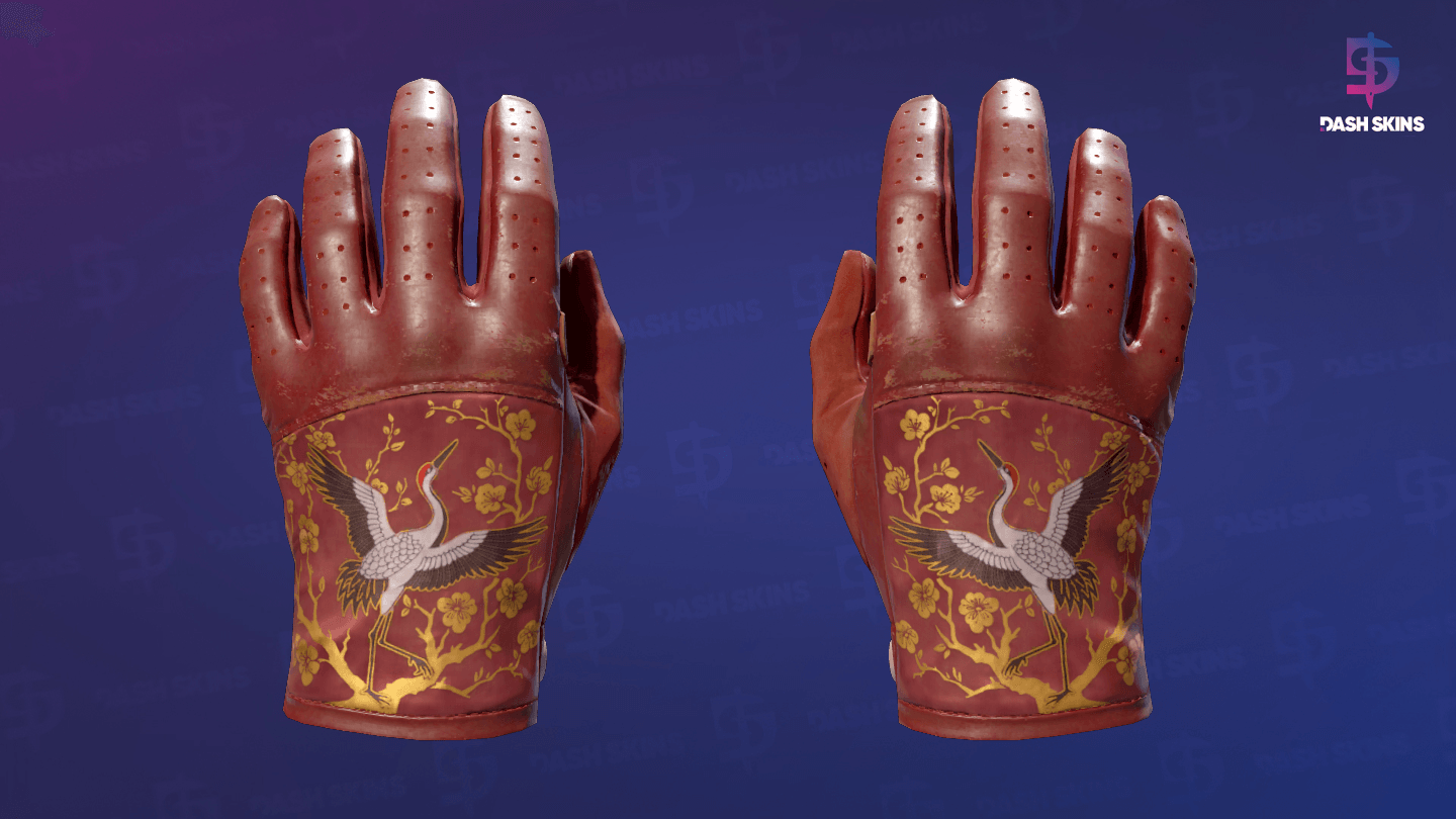 ★ Driver Gloves | Brocade Crane (Field-Tested) Screenshot Playside