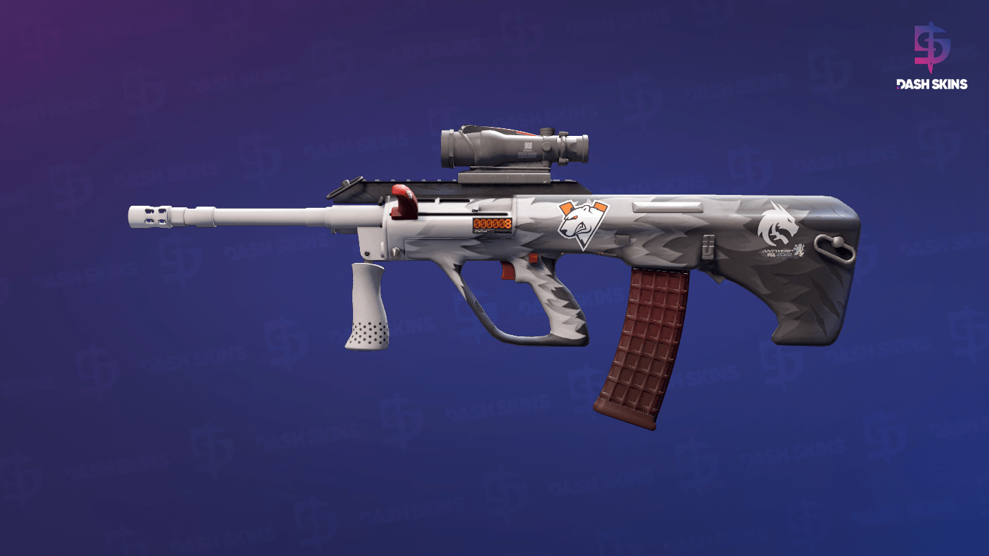StatTrak™ AUG | Arctic Wolf (Minimal Wear) Screenshot Playside