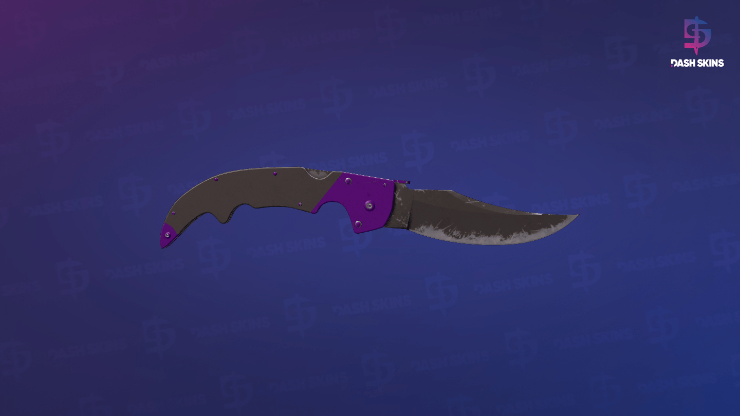 ★ Falchion Knife | Ultraviolet (Field-Tested) Screenshot Playside