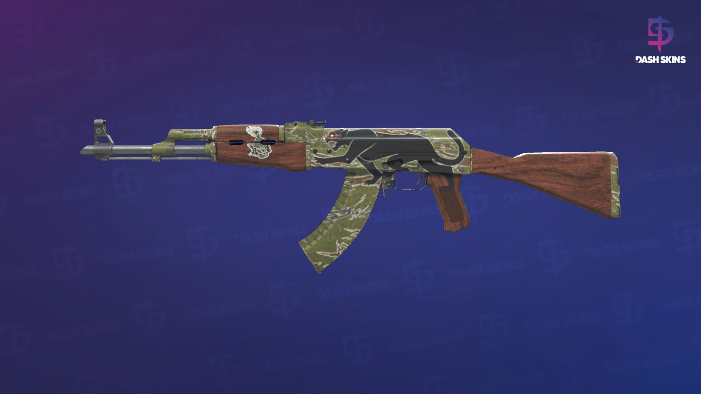 AK-47 | Jaguar (Minimal Wear) Screenshot Playside