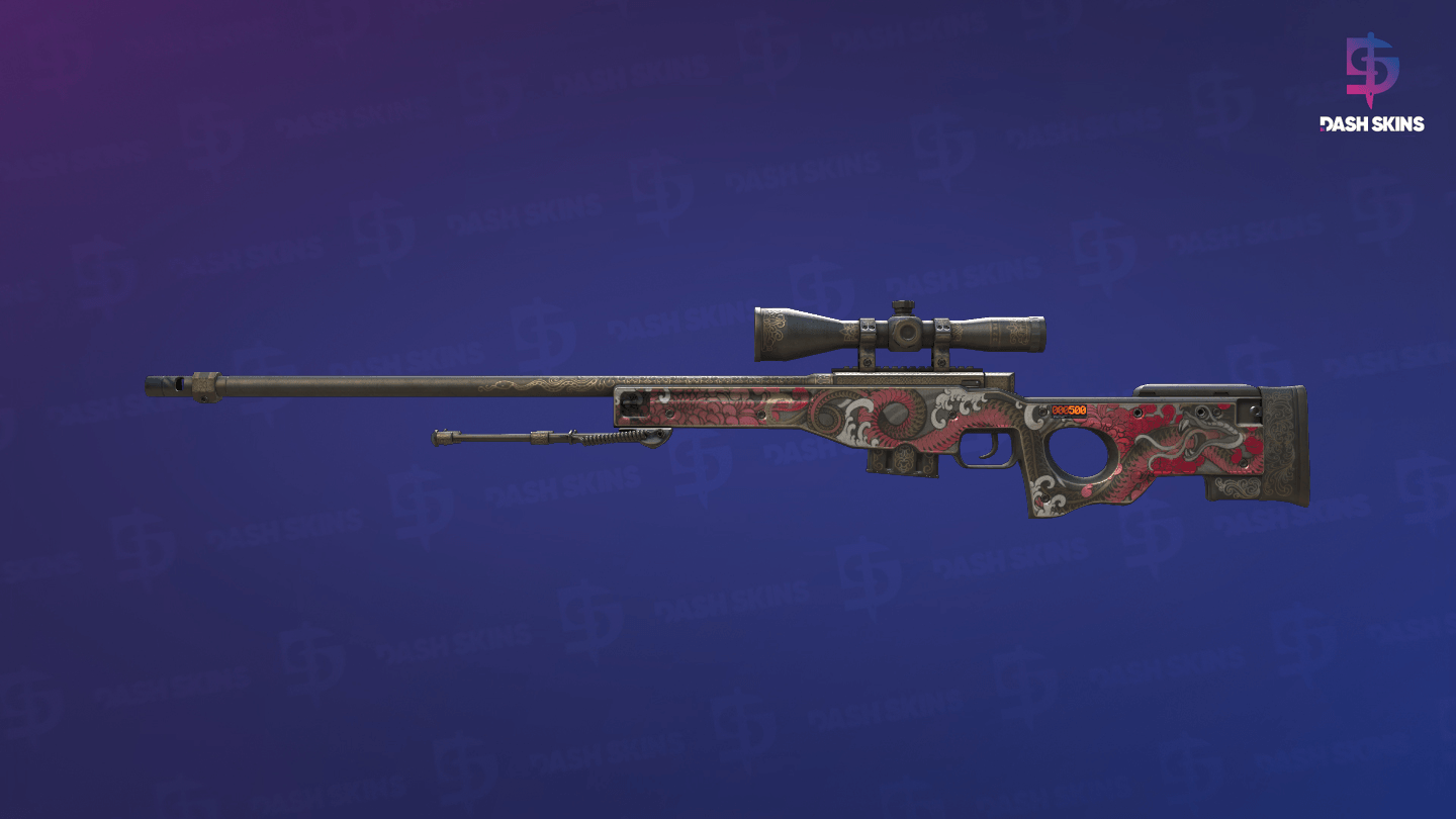 StatTrak™ AWP | Duality (Well-Worn) Screenshot Playside