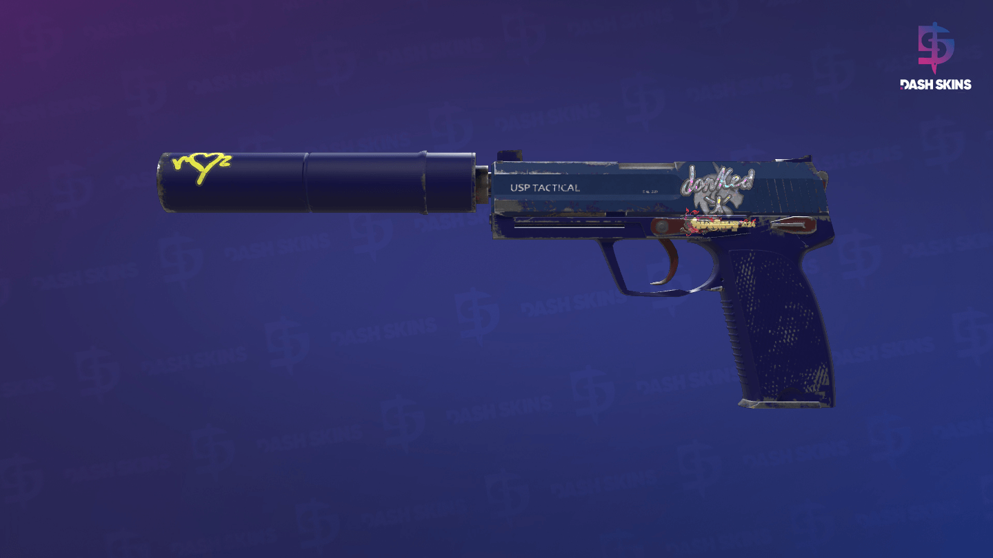 USP-S | Royal Blue (Field-Tested) Screenshot Playside