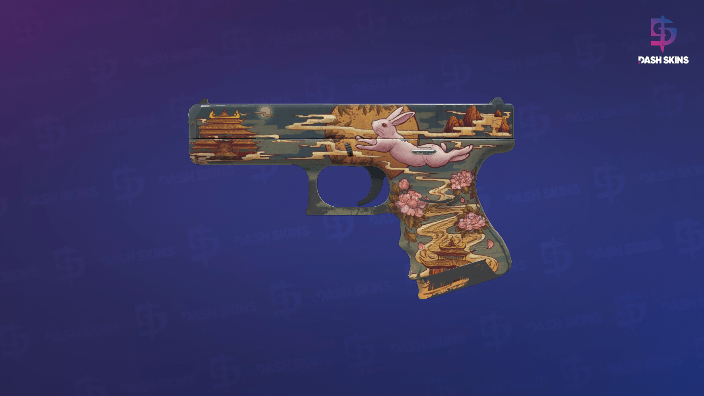 Glock-18 | Umbral Rabbit (Well-Worn) Screenshot Playside