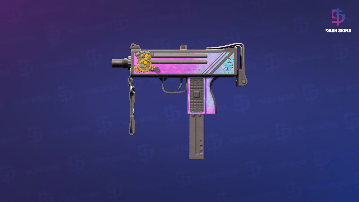 MAC-10 | Disco Tech (Field-Tested) Screenshot Playside