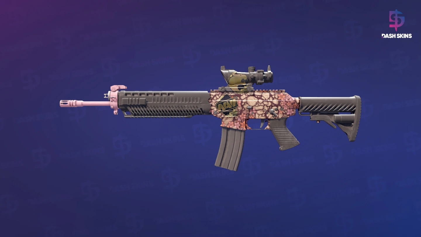 Souvenir SG 553 | Desert Blossom (Minimal Wear) Screenshot Playside