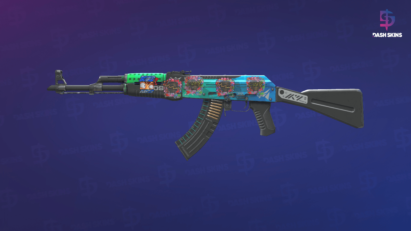 AK-47 | Ice Coaled (Field-Tested) Screenshot Playside