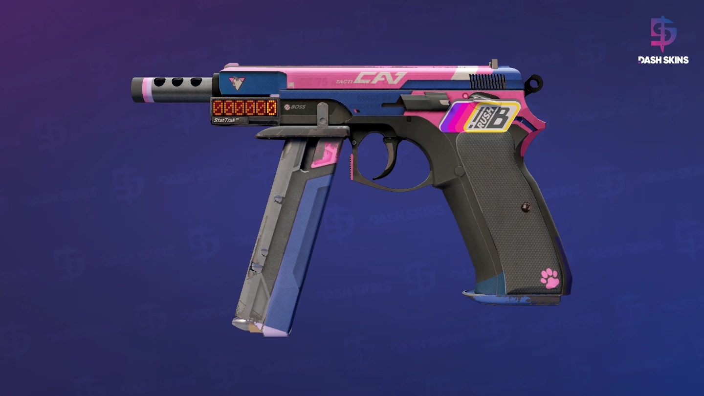 StatTrak™ CZ75-Auto | Tacticat (Field-Tested) Screenshot Playside
