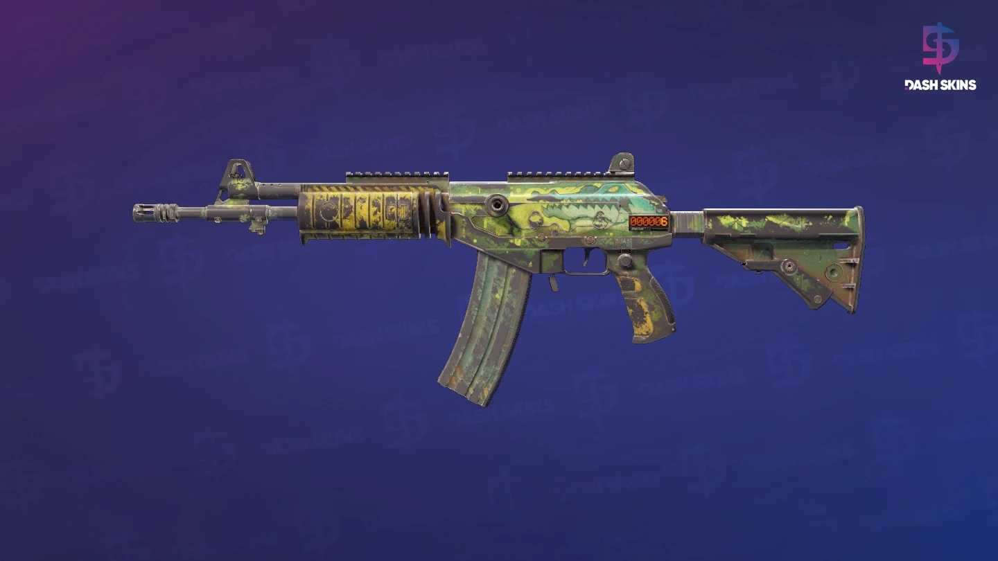 StatTrak™ Galil AR | Galigator (Battle-Scarred) Screenshot Playside