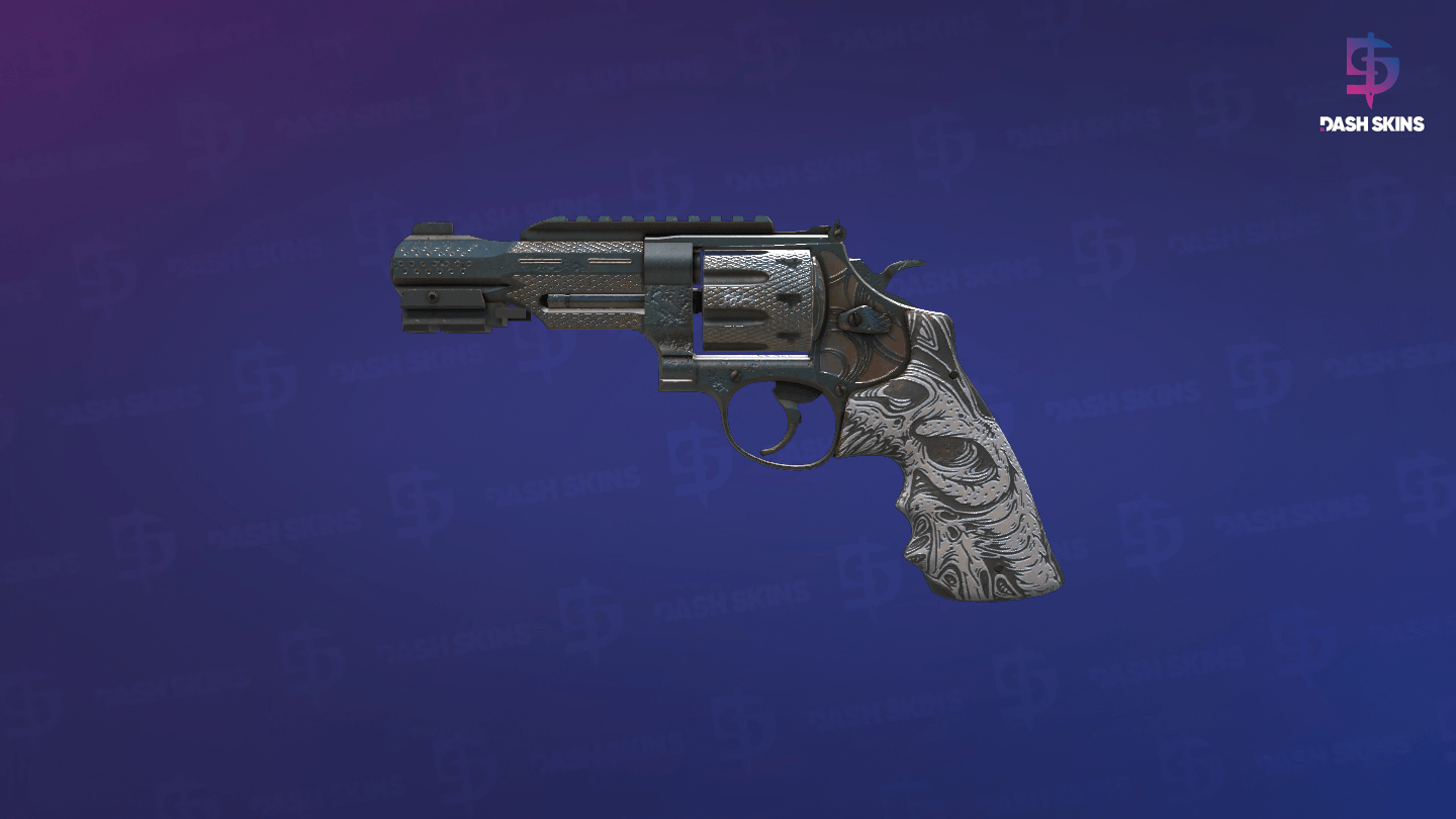 R8 Revolver | Bone Forged (Field-Tested) Screenshot Playside