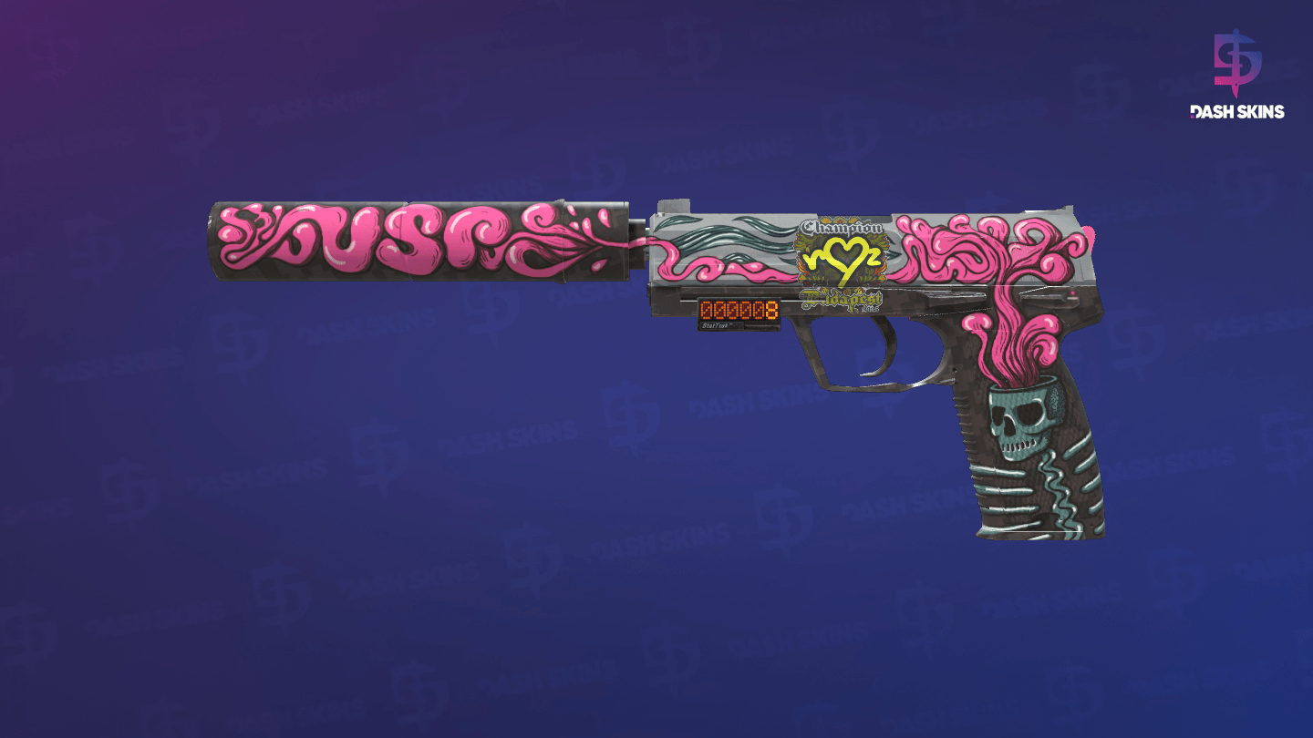 StatTrak™ USP-S | Cortex (Minimal Wear) Screenshot Playside