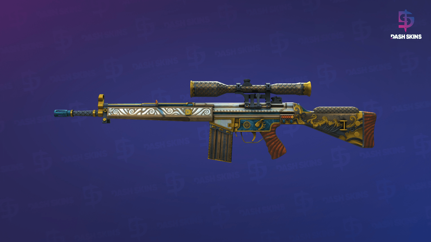 StatTrak™ G3SG1 | High Seas (Minimal Wear) Screenshot Playside