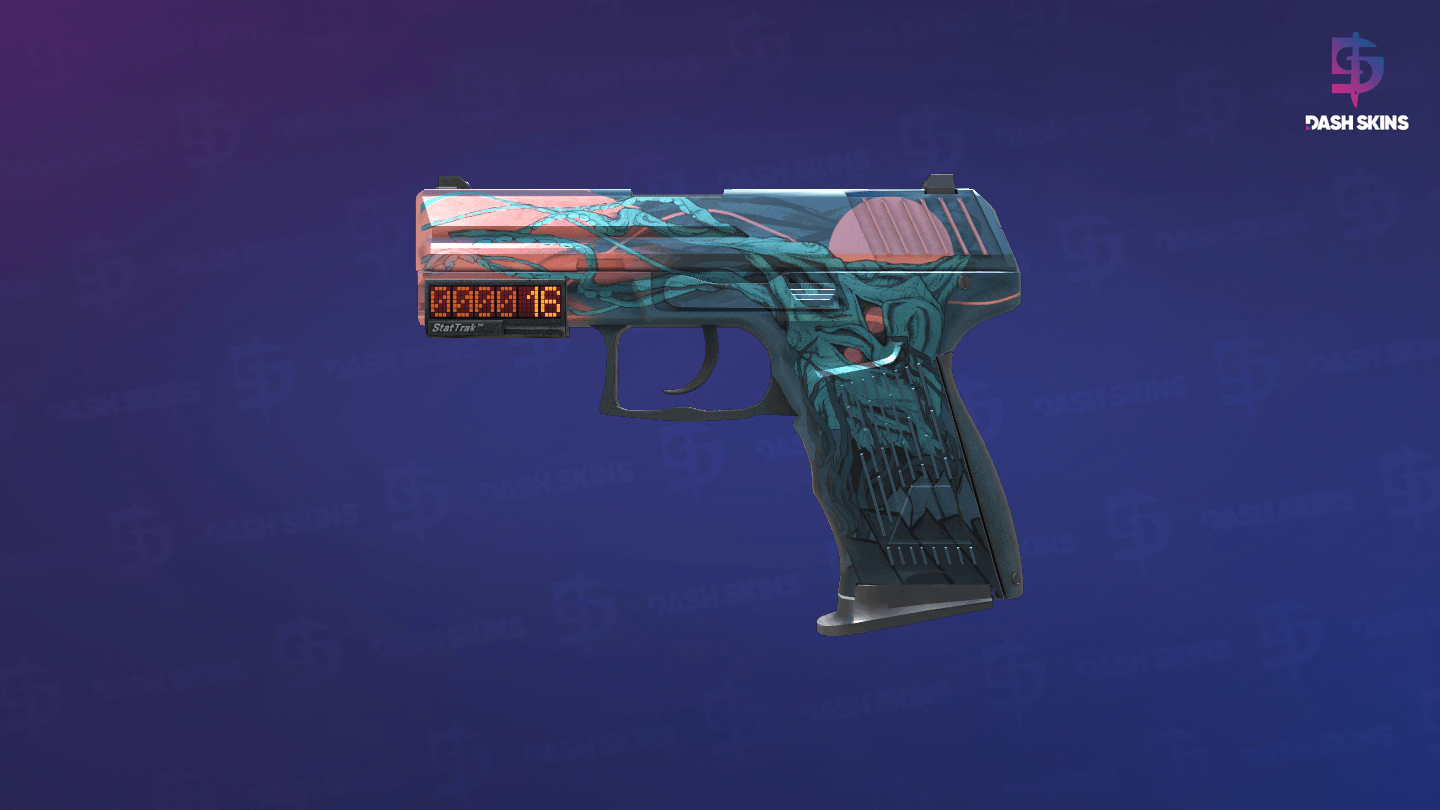 StatTrak™ P2000 | Gnarled (Minimal Wear) Screenshot Playside