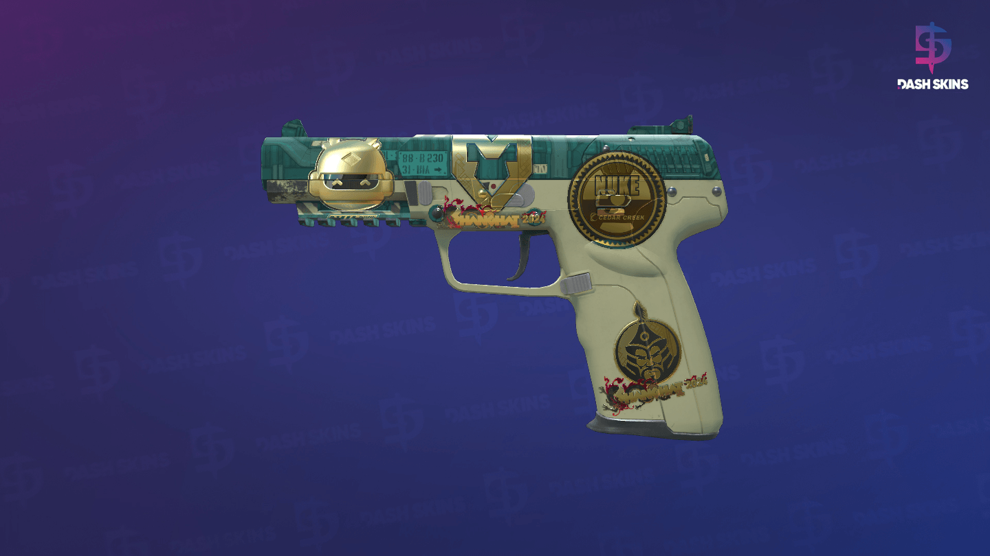 Souvenir Five-SeveN | Coolant (Factory New) Screenshot Playside