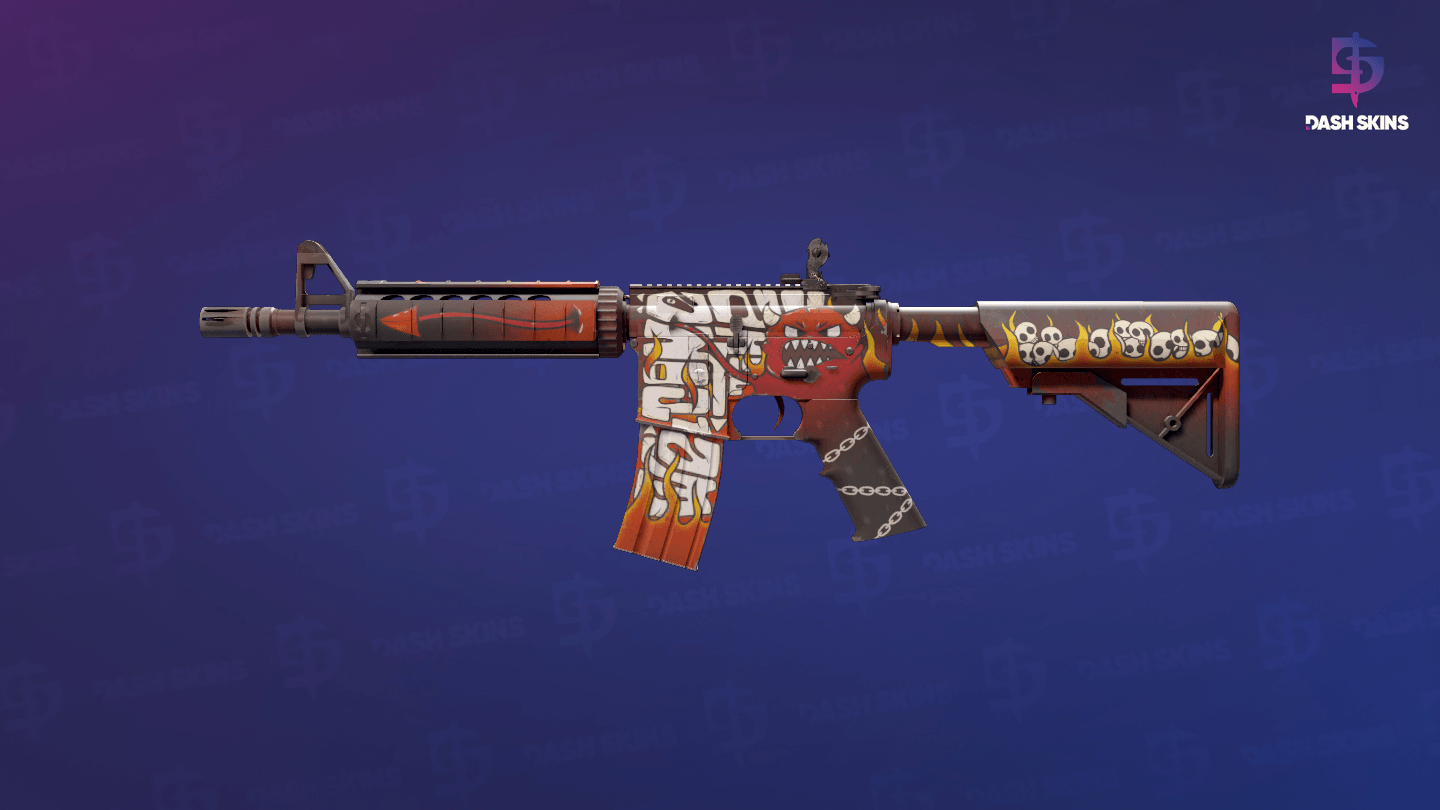 M4A4 | Hellfire (Factory New) Screenshot Playside