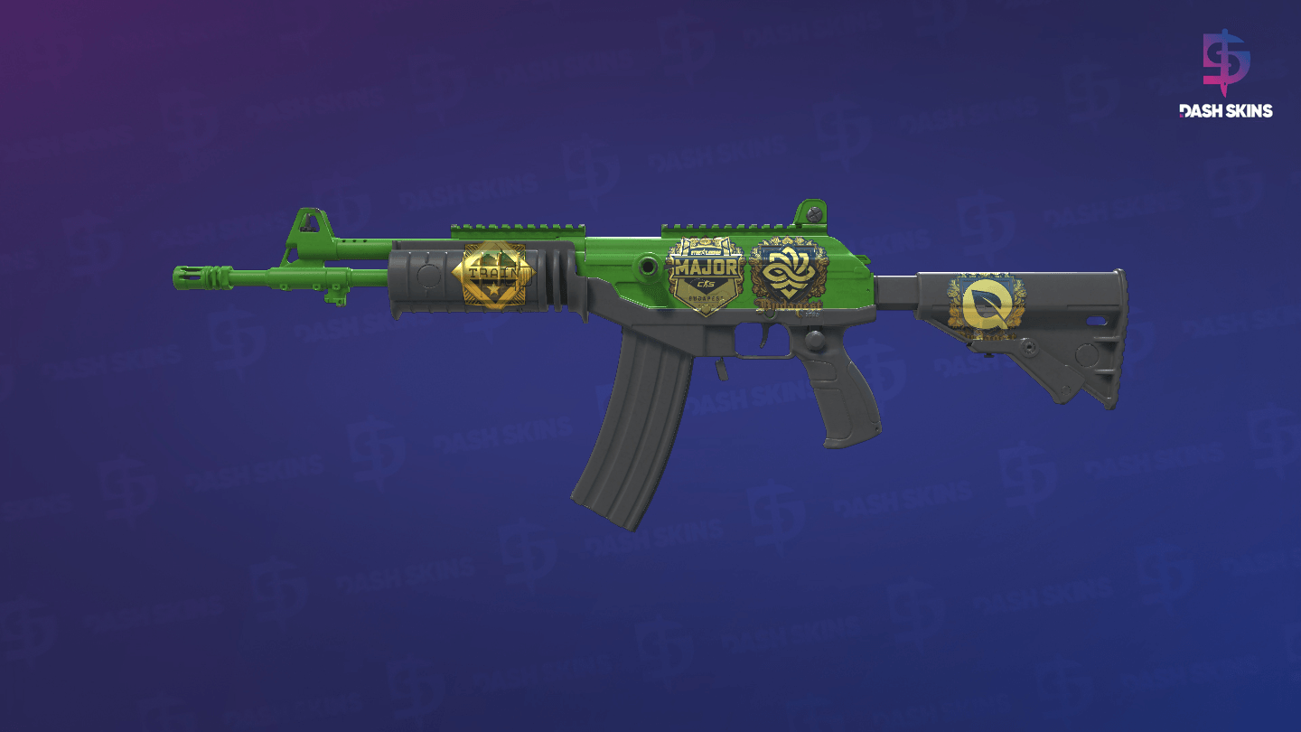 Souvenir Galil AR | Green Apple (Minimal Wear) Screenshot Playside