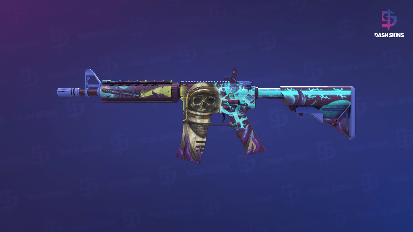 M4A4 | Desolate Space (Minimal Wear) Screenshot Playside