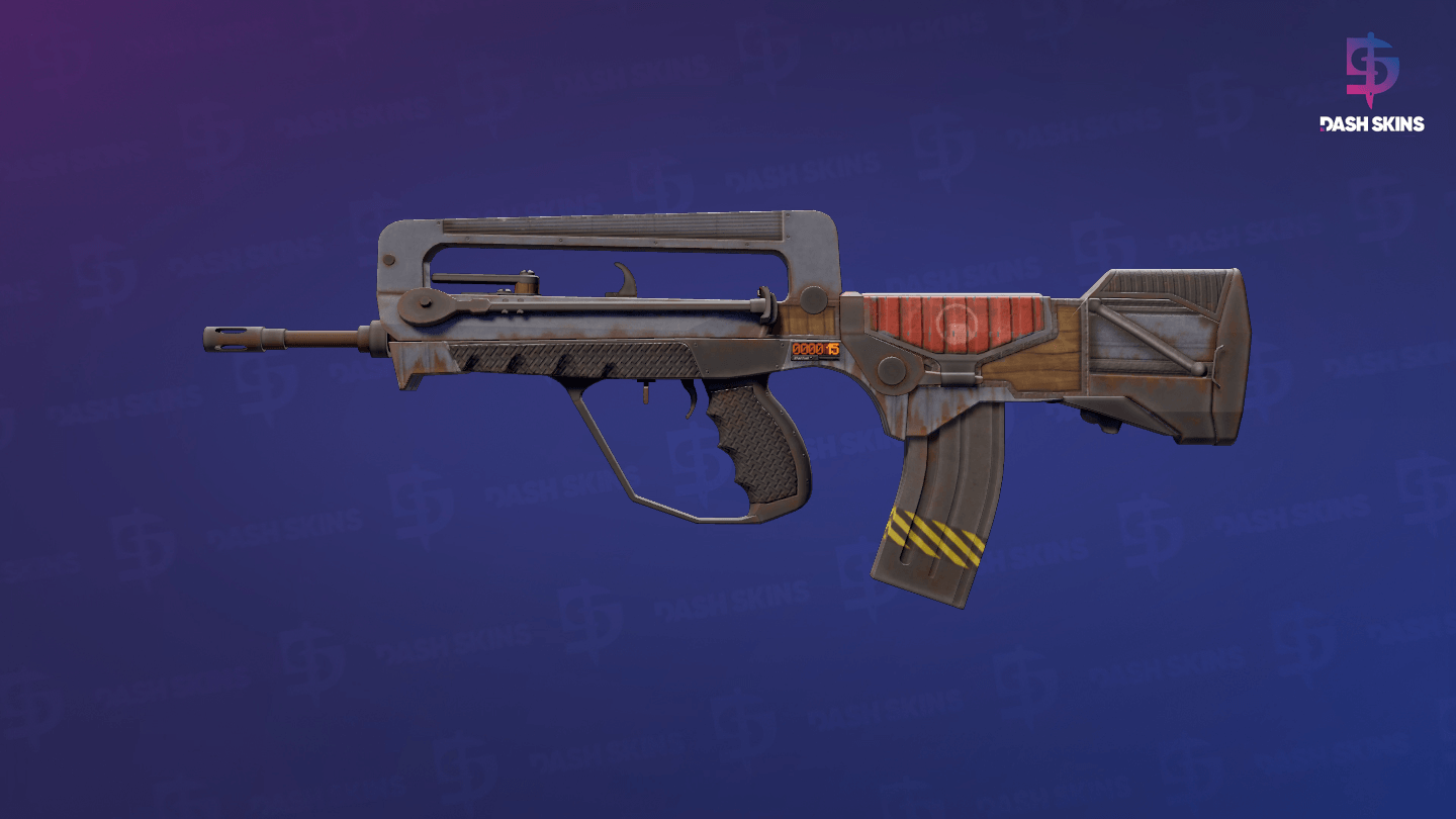 StatTrak™ FAMAS | Decommissioned (Well-Worn) Screenshot Playside