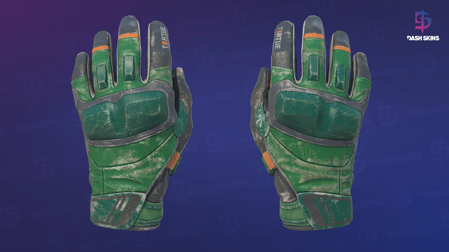 ★ Moto Gloves | Turtle (Battle-Scarred) Screenshot Playside