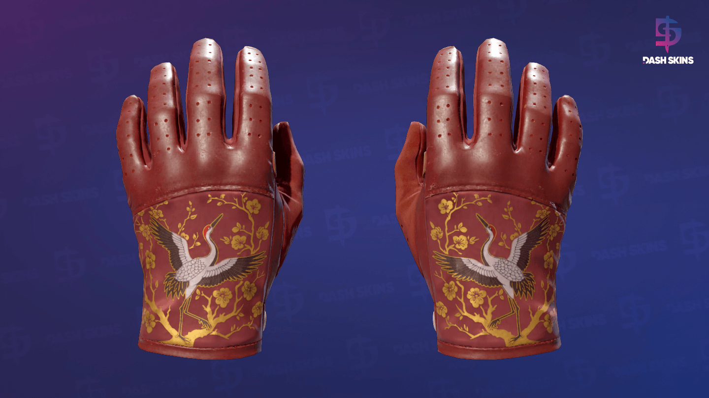 ★ Driver Gloves | Brocade Crane (Field-Tested) Screenshot Playside