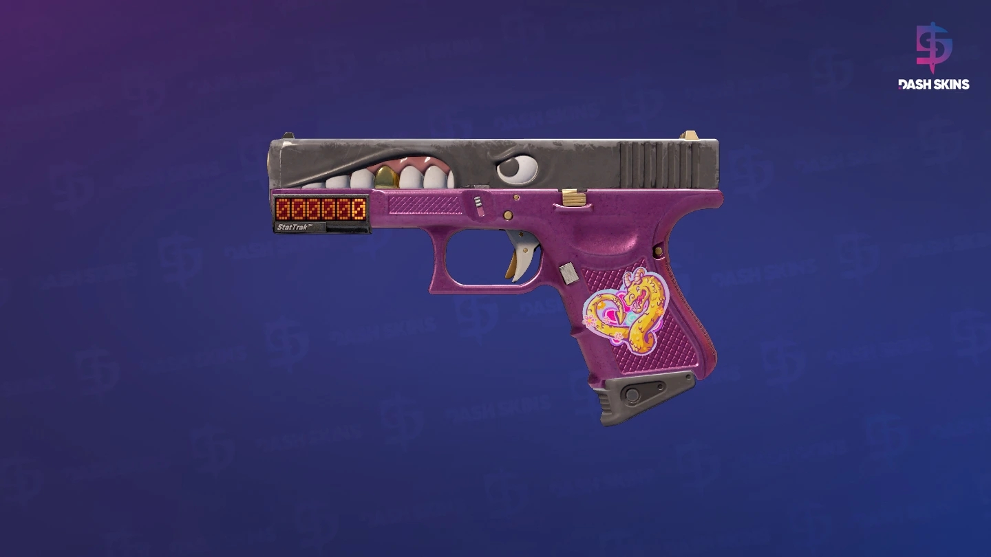 StatTrak™ Glock-18 | Gold Toof (Field-Tested) Screenshot Playside