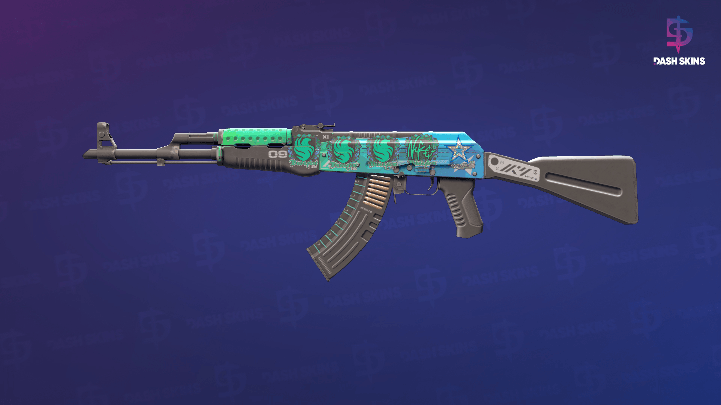 AK-47 | Ice Coaled (Field-Tested) Screenshot Playside