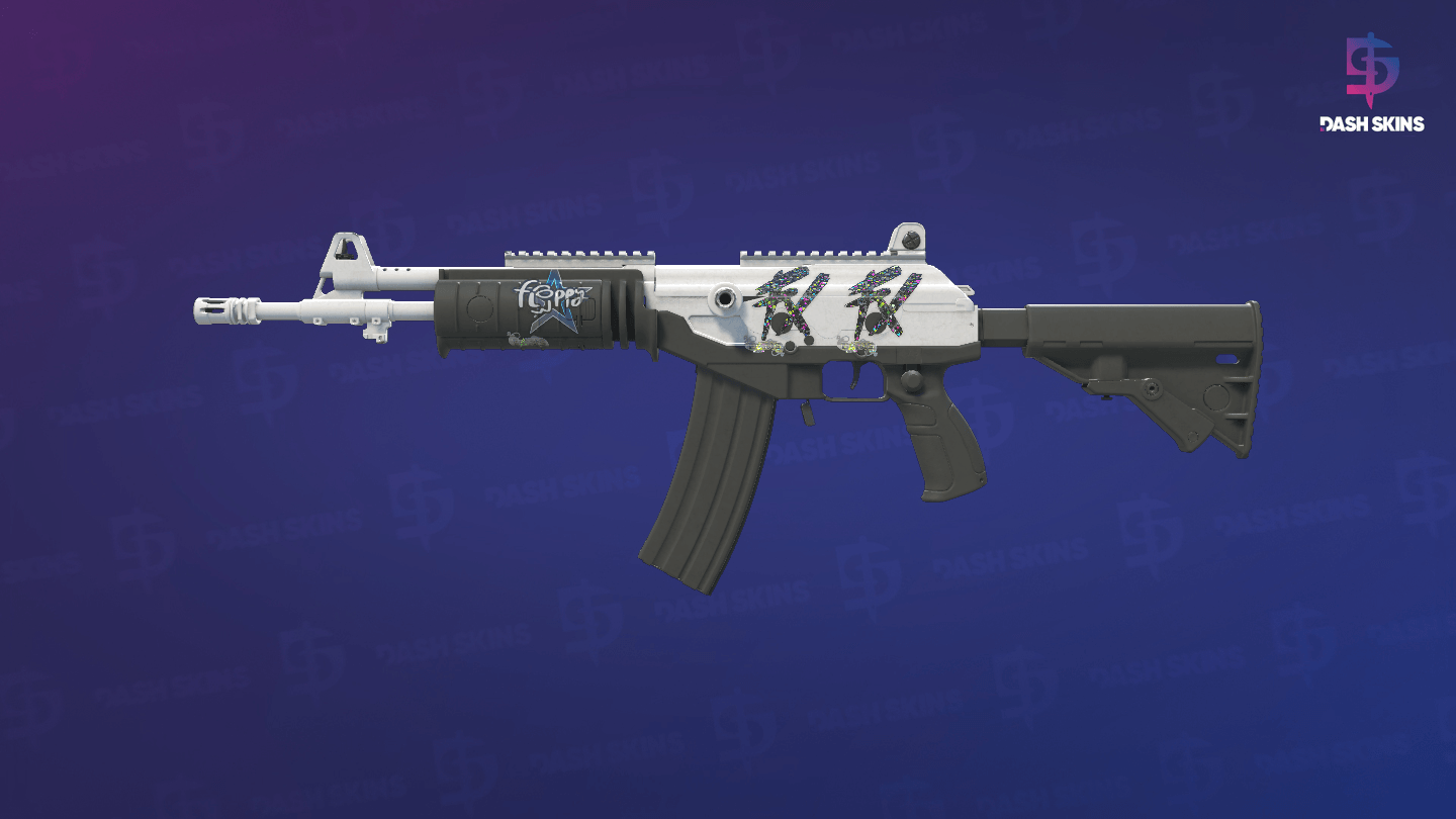 Galil AR | Tuxedo (Minimal Wear) Screenshot Playside