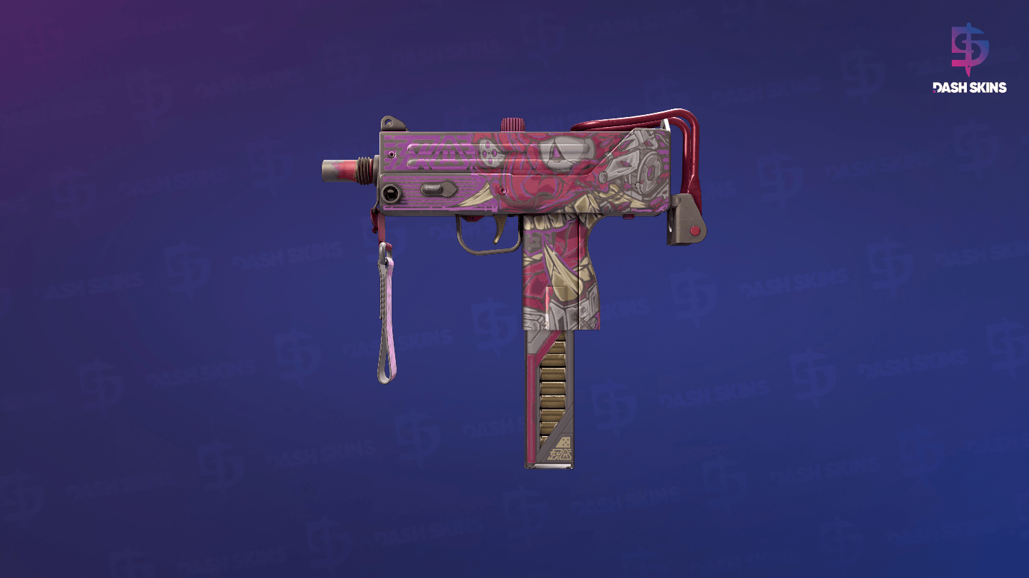 MAC-10 | Saibā Oni (Minimal Wear) Screenshot Playside