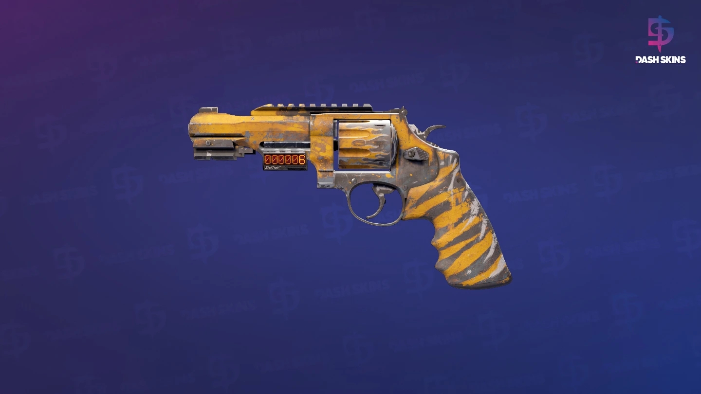 StatTrak™ R8 Revolver | Skull Crusher (Well-Worn) Screenshot Playside