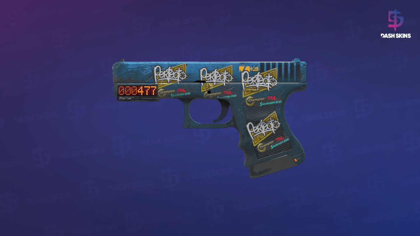 StatTrak™ Glock-18 | Off World (Battle-Scarred) Screenshot Playside