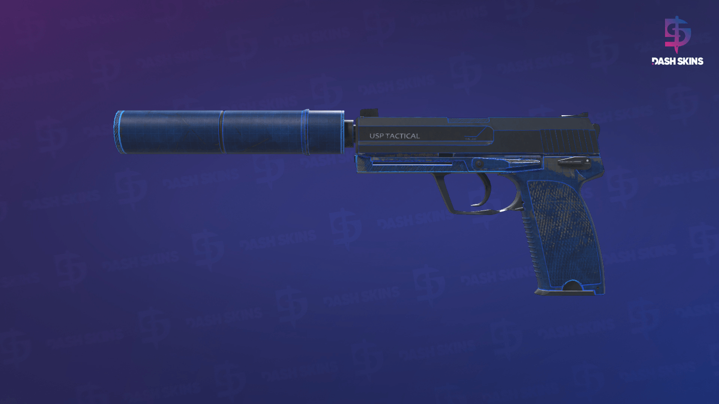 USP-S | Blueprint (Battle-Scarred) Screenshot Playside