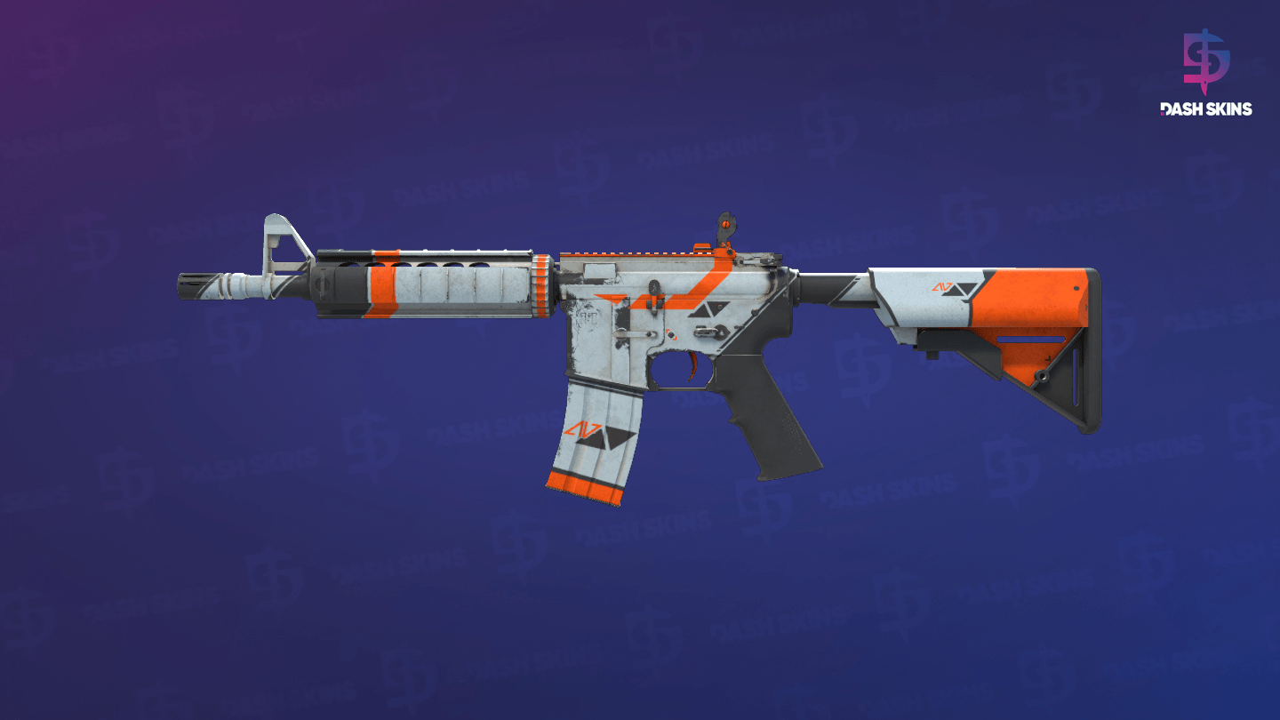 M4A4 | Asiimov (Battle-Scarred) Screenshot Playside