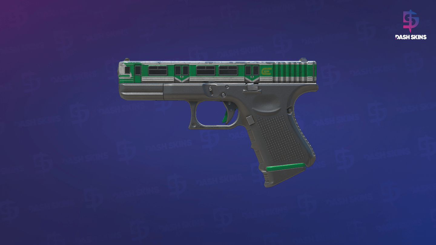 Glock-18 | Green Line (Minimal Wear) Screenshot Playside