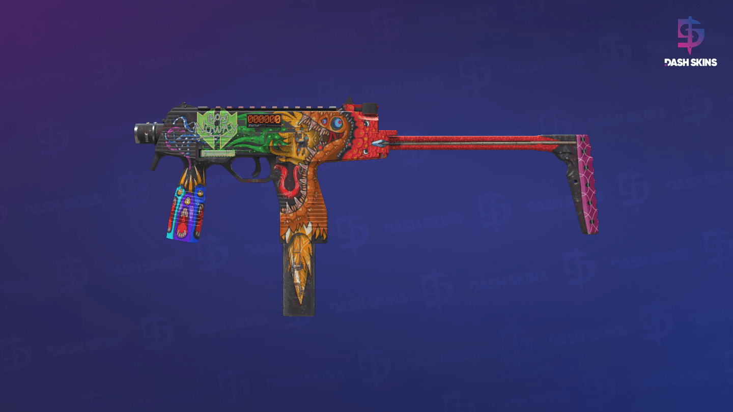 StatTrak™ MP9 | Food Chain (Well-Worn) Screenshot Playside
