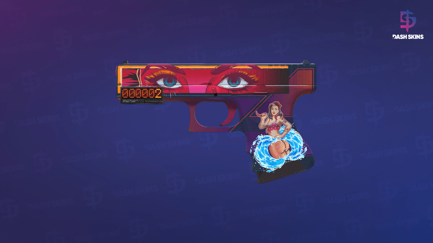 StatTrak™ Glock-18 | Vogue (Factory New) Screenshot Playside